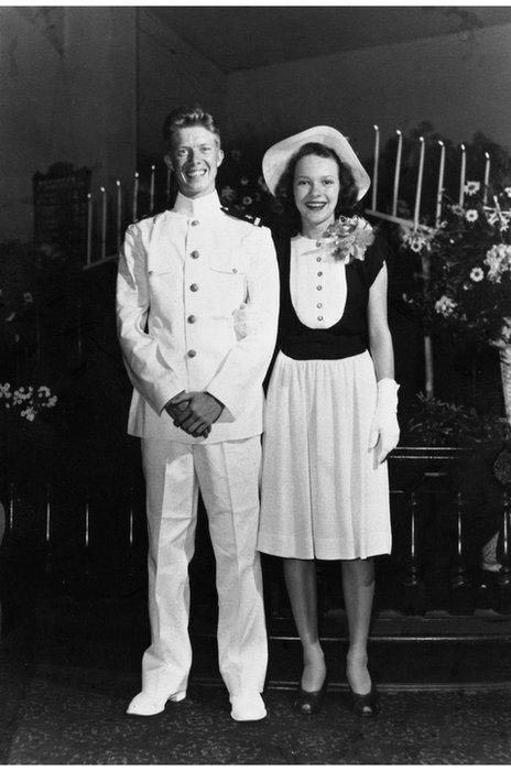 Rosalynn Carter and Jimmy Carter together